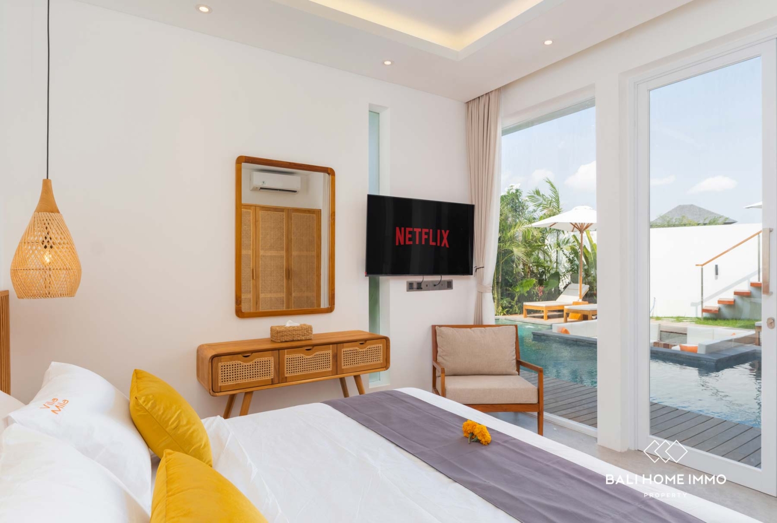 VILLA MEWAH 5 KAMAR UNTUK DIJUAL DENGAN STATUS LEASEHOLD DI BERAWA BALI view 16