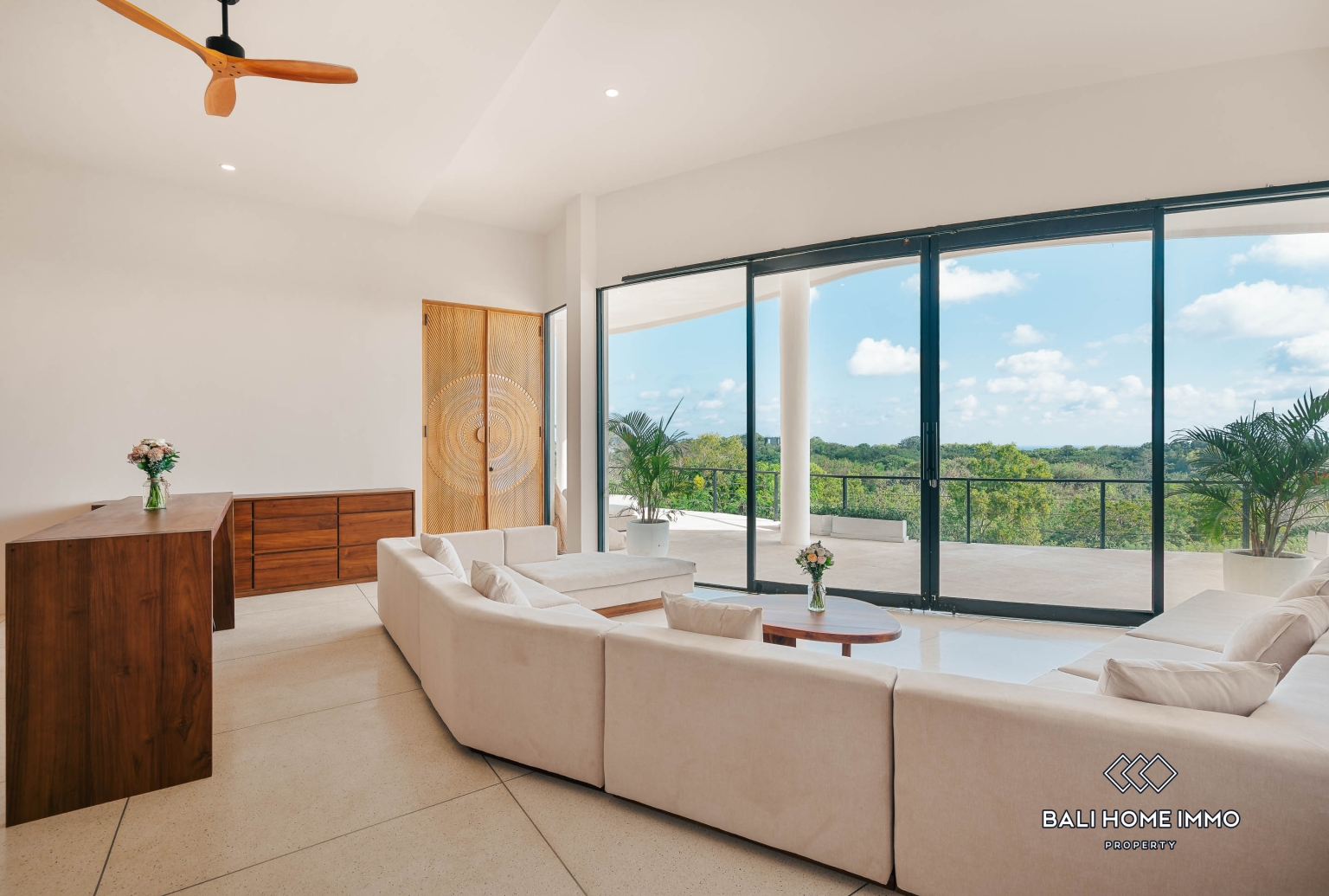 STUNNING WITH OCEAN VIEW 4 BEDROOMS VILLA FOR YEARLY & MONTHLY RENTAL IN BALI - ULUWATU view 17