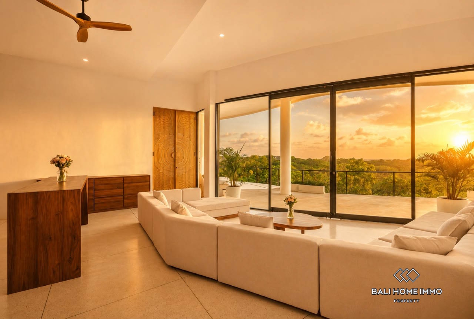 STUNNING WITH OCEAN VIEW 4 BEDROOMS VILLA FOR YEARLY RENTAL IN BALI - ULUWATU view 7