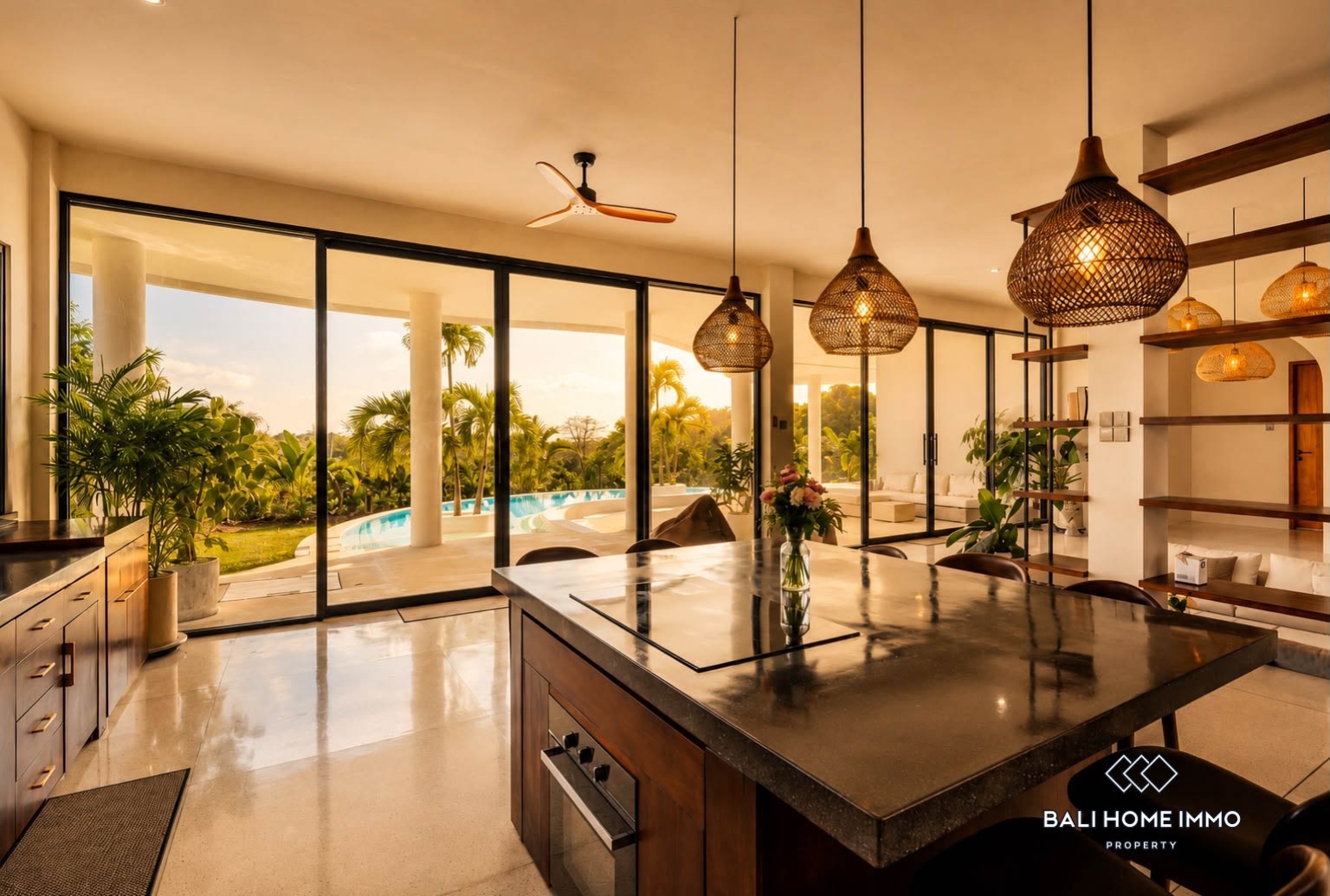 STUNNING WITH OCEAN VIEW 4 BEDROOMS VILLA FOR YEARLY RENTAL IN BALI - ULUWATU view 11