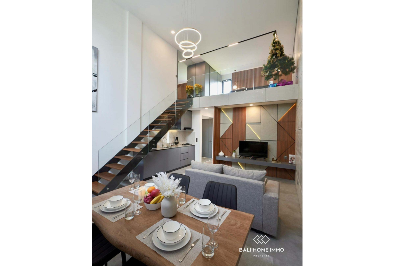 Stylish 1 Bedroom Apartment for Leasehold Sale in Canggu Bali view 2