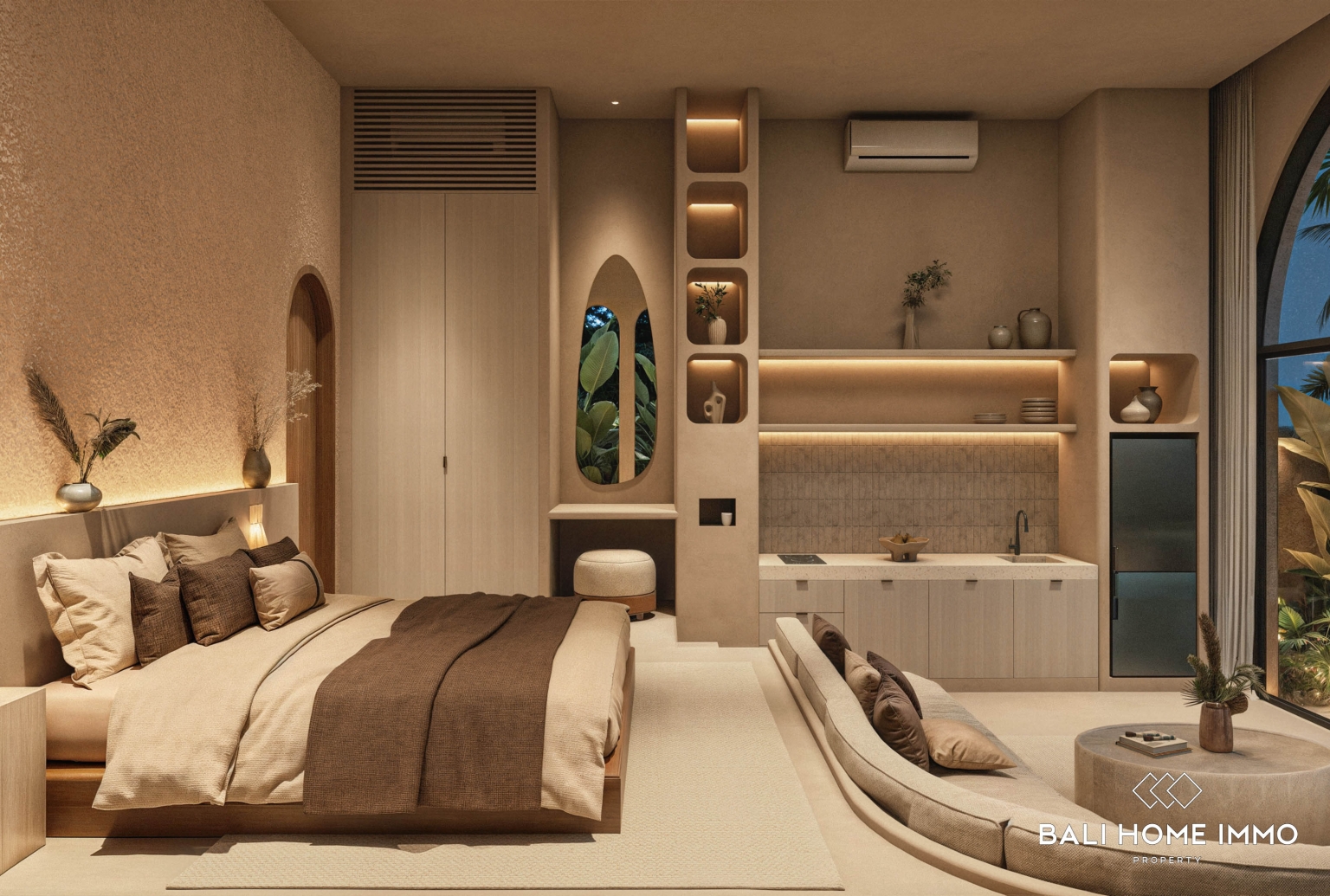 Stylish Off Plan 1 Bedroom Villa for Sale Leasehold Just 5 Minutes from Nunggalan Beach view 14