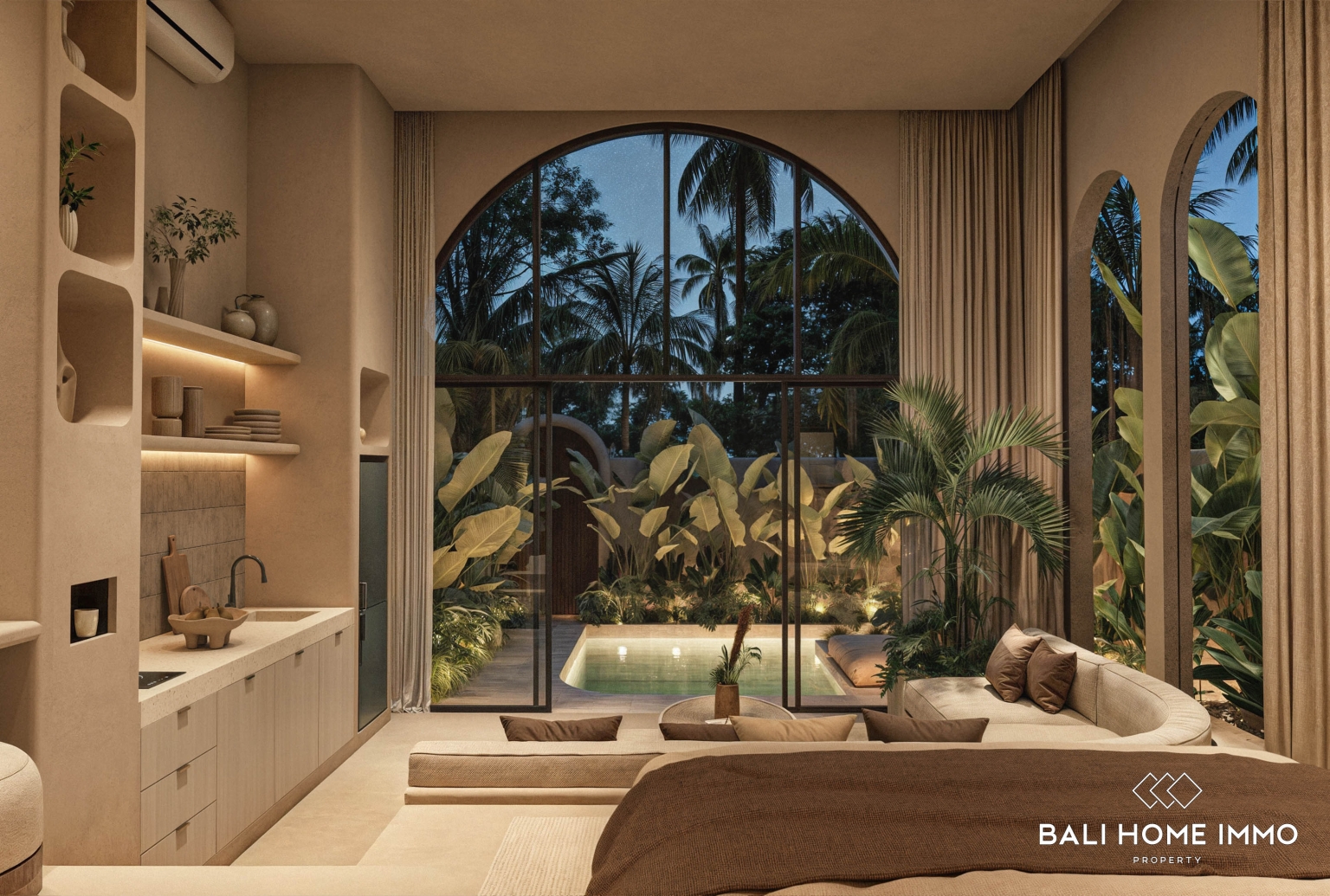 Stylish Off Plan 1 Bedroom Villa for Sale Leasehold Just 5 Minutes from Nunggalan Beach view 6