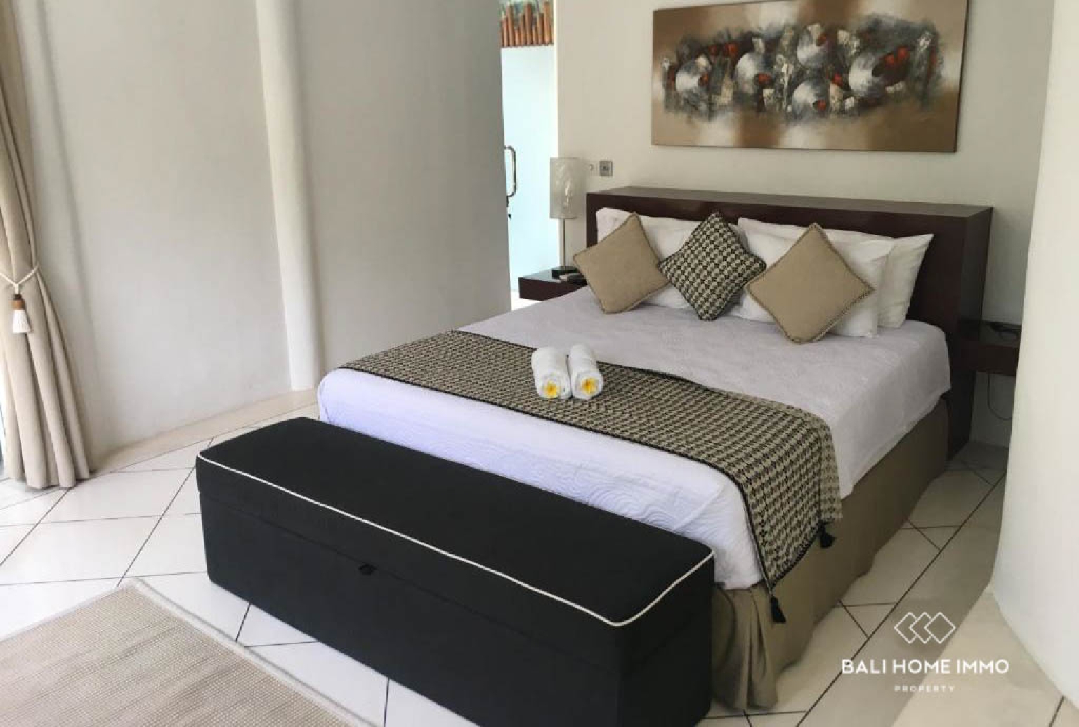 Villa élégante de 2 chambres avec salon ouvert à louer à l'année à Umalas view 6
