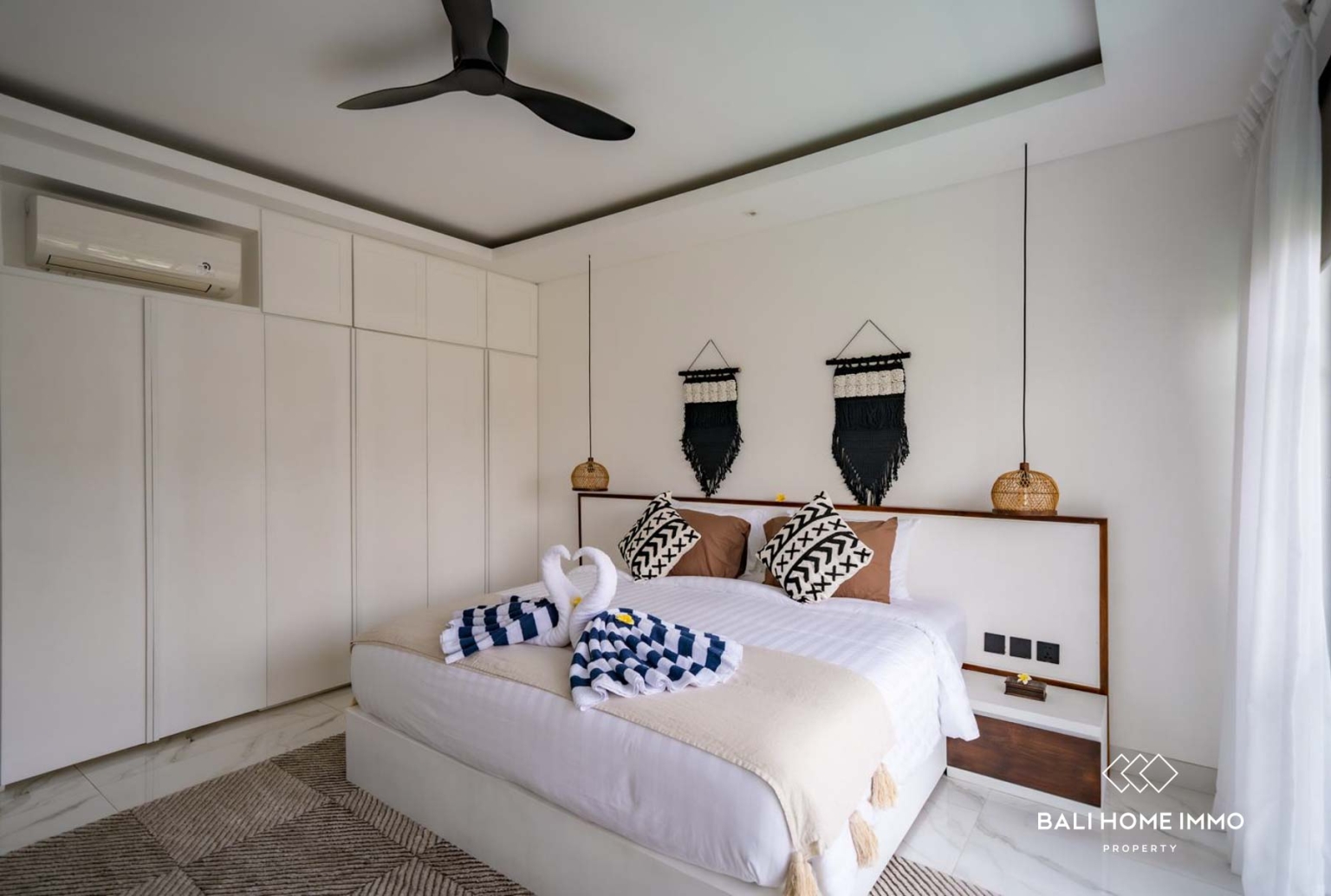 VILLA ÉLÉGANTE DE 3 CHAMBRES À VENDRE EN BAIL À SEMINYAK, BALI view 16
