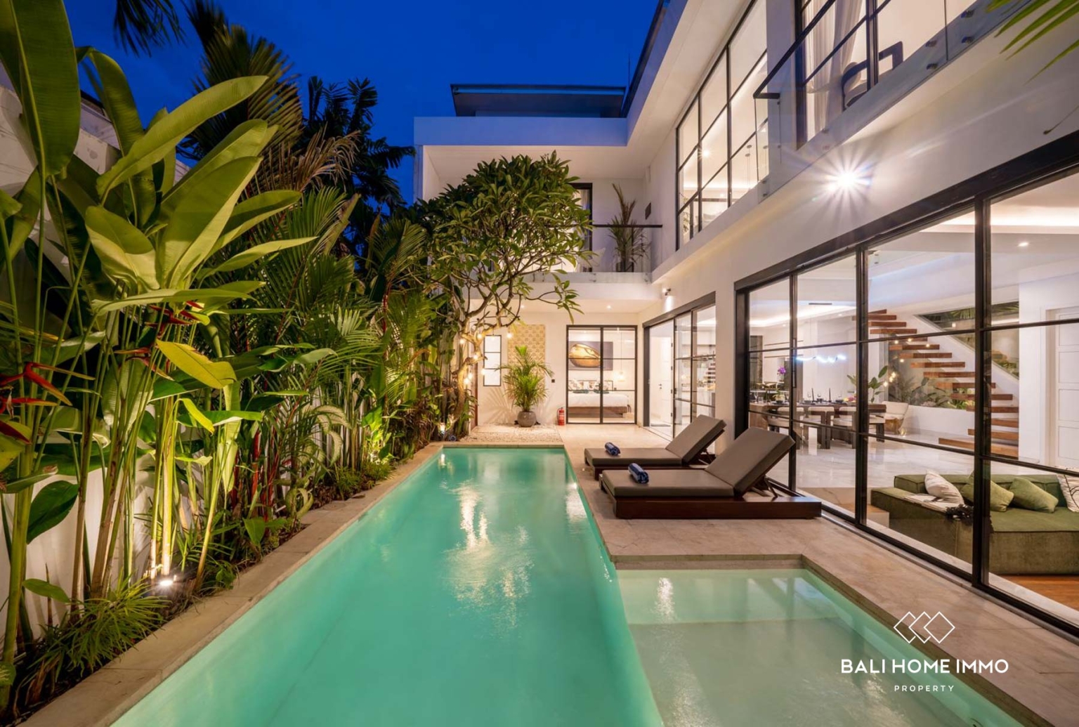 VILLA ÉLÉGANTE DE 3 CHAMBRES À VENDRE EN BAIL À SEMINYAK, BALI view 26