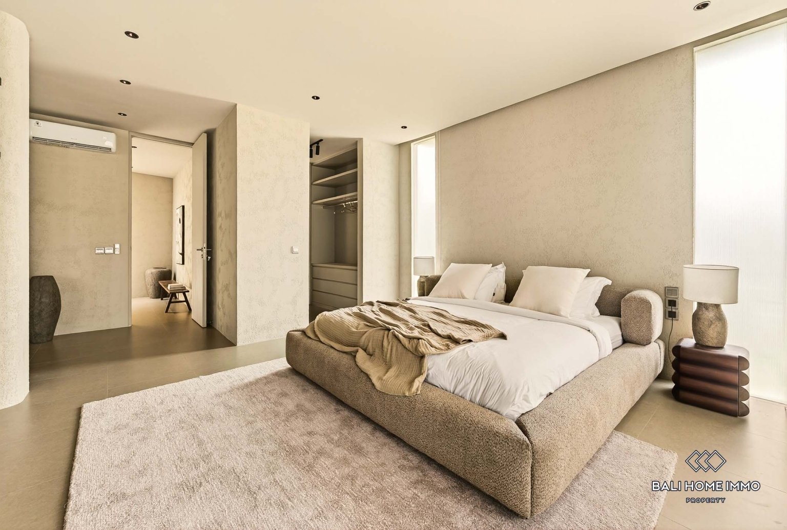 Stylish 3 Bedrooms holiday villa for sale in Bali, Canggu, residential side view 15