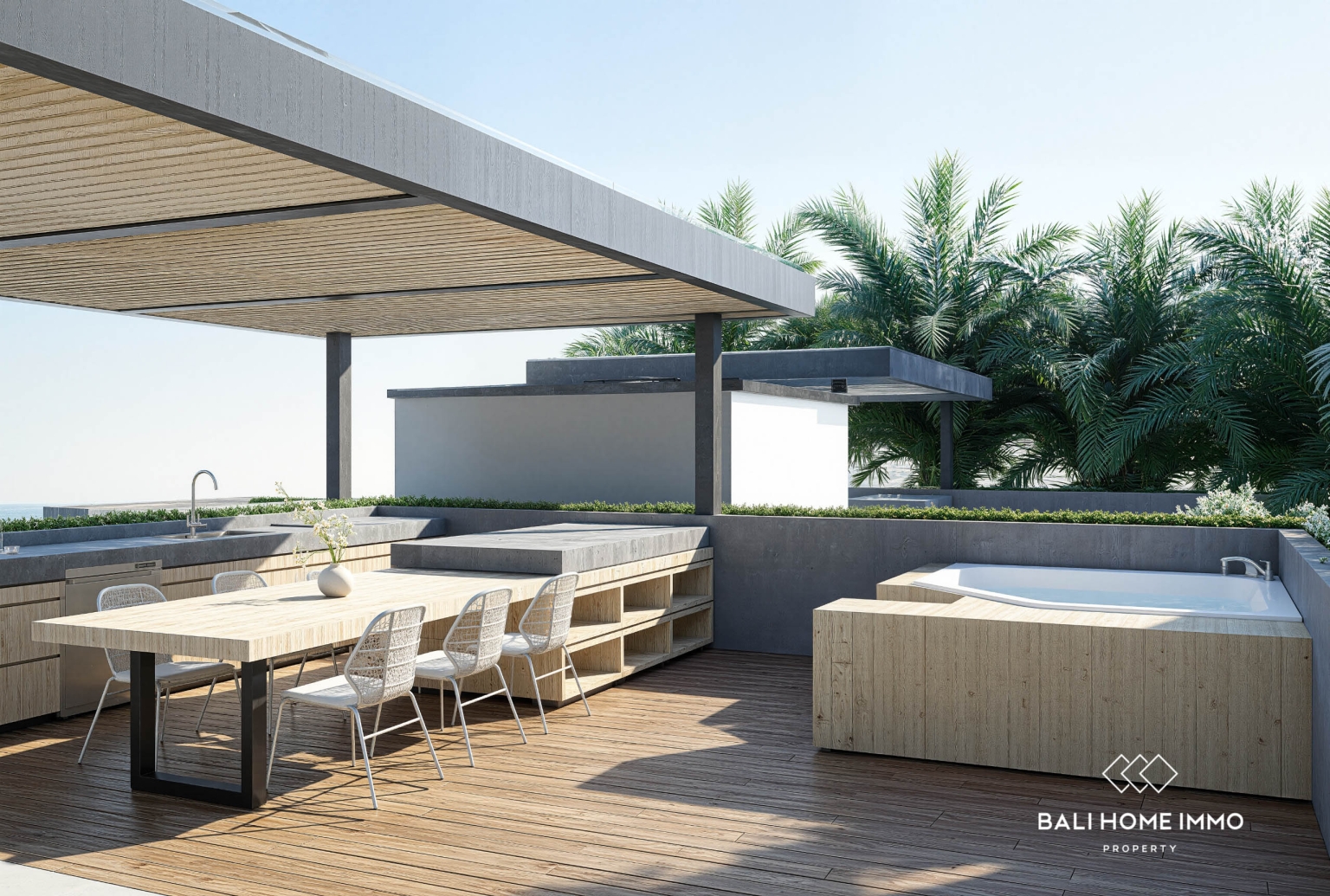 Stylish 4-Bedroom Off-plan Villa with Rooftop Oasis for sale in Munggu view 16