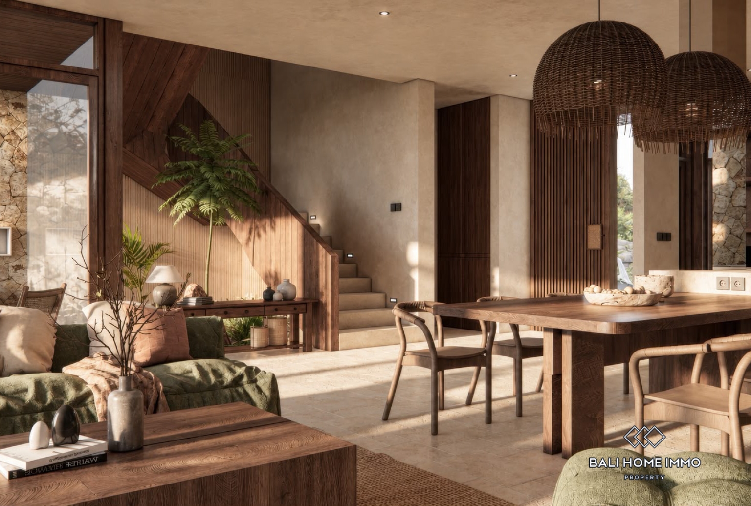Stylish 3-Bedroom Off-plan Villa with Rooftop Oasis for sale in Munggu view 5