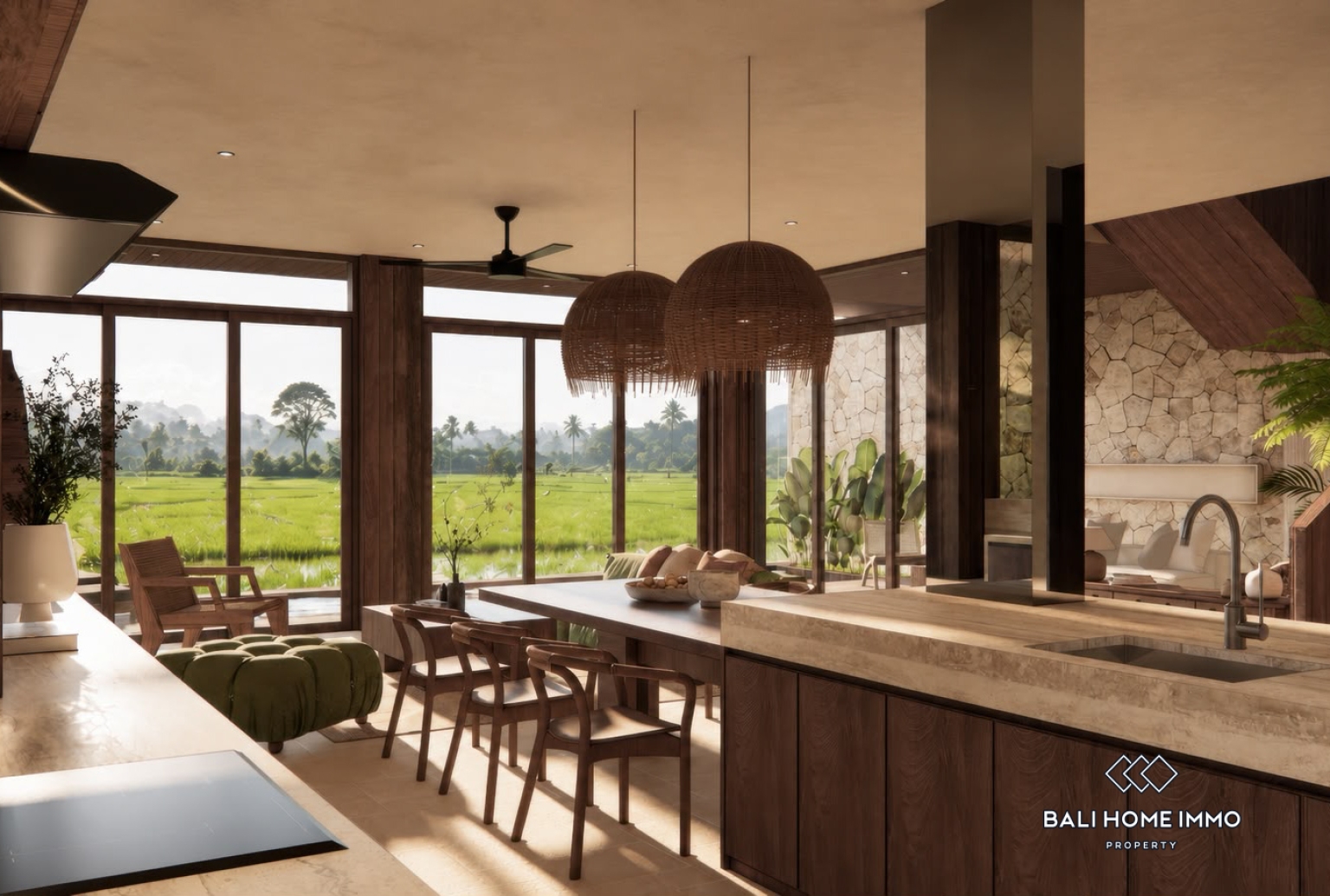 Stylish 3-Bedroom Off-plan Villa with Rooftop Oasis for sale in Munggu view 6