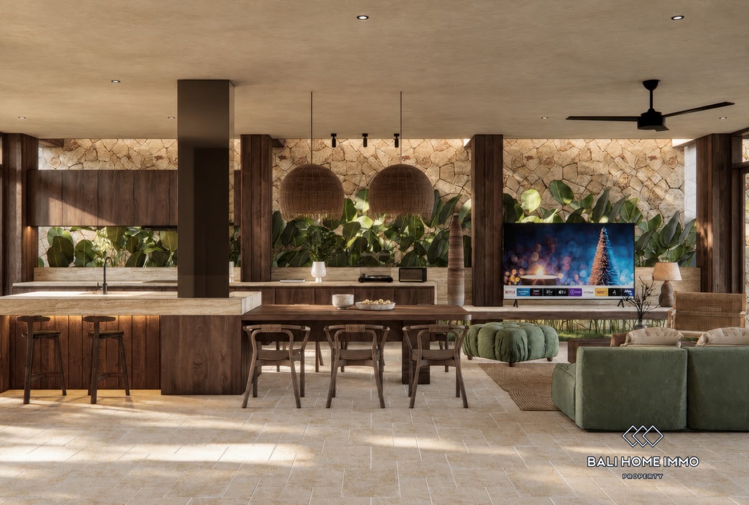 Stylish 3-Bedroom Off-plan Villa with Rooftop Oasis for sale in Munggu view 3
