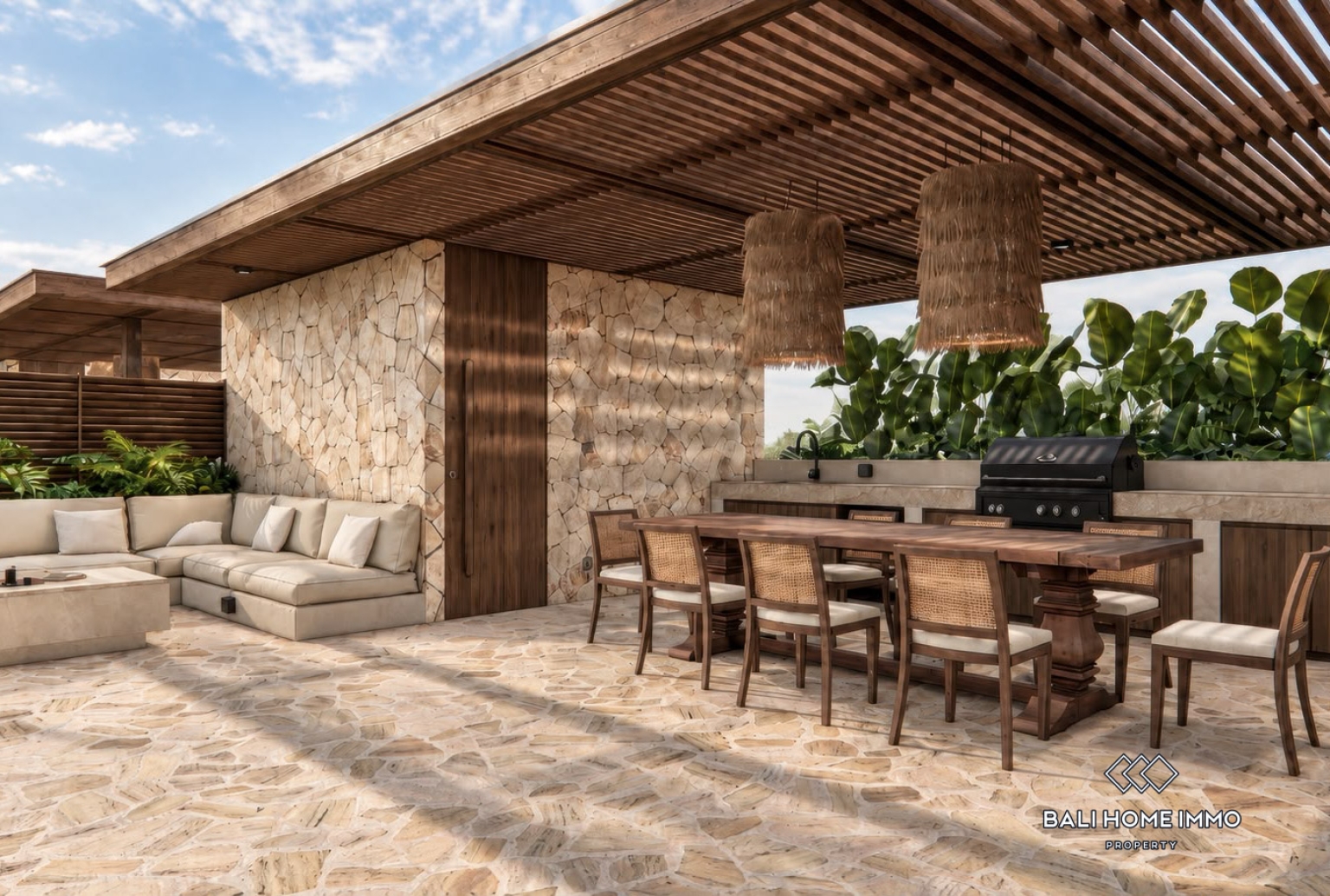 Stylish 3-Bedroom Off-plan Villa with Rooftop Oasis for sale in Munggu view 16