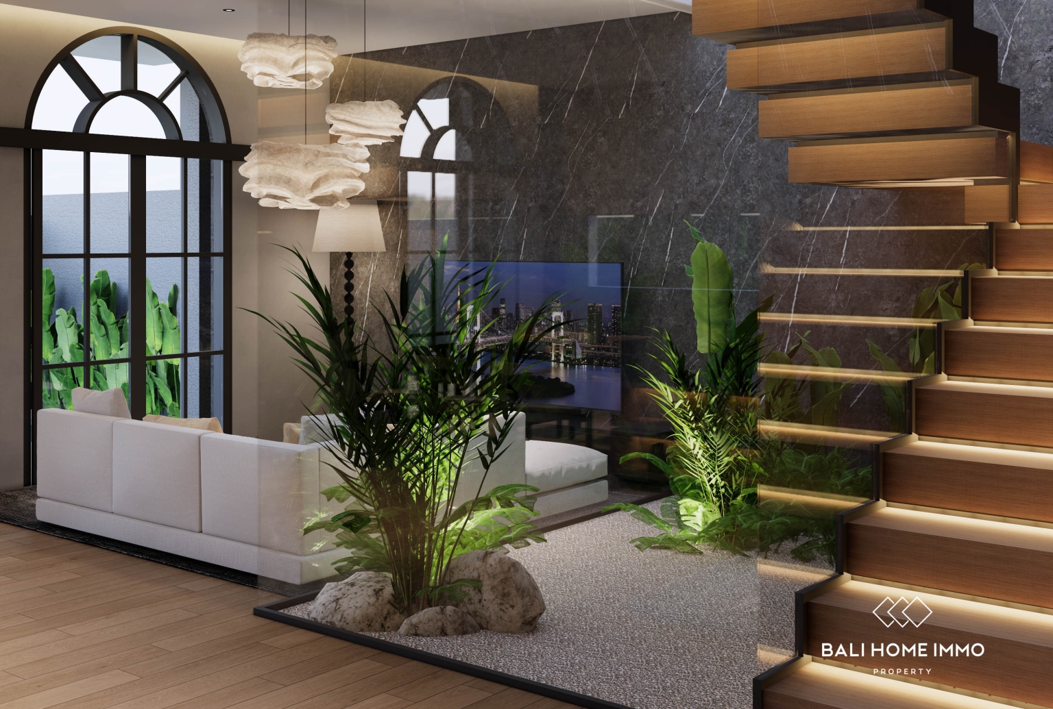 Stylish 4-Bedroom Off-plan Villa with Rooftop Oasis for sale in Munggu view 2