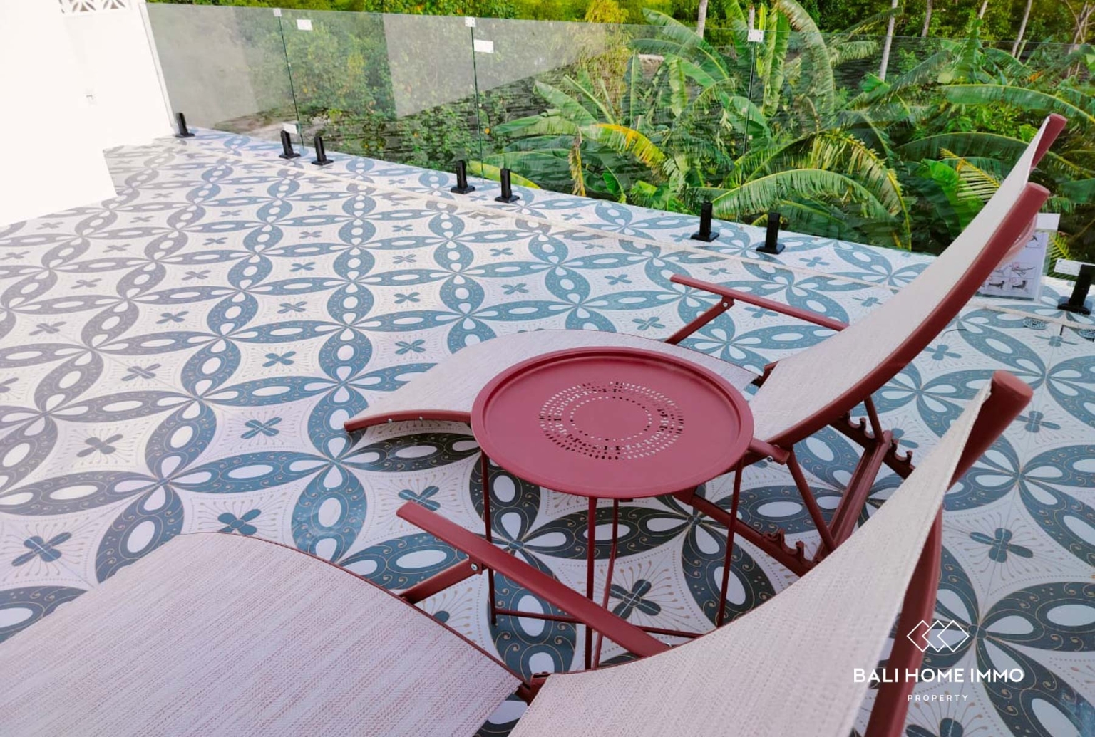 Villa moderne et élégante d'une chambre avec toit-terrasse à vendre à Seseh, Bali view 13