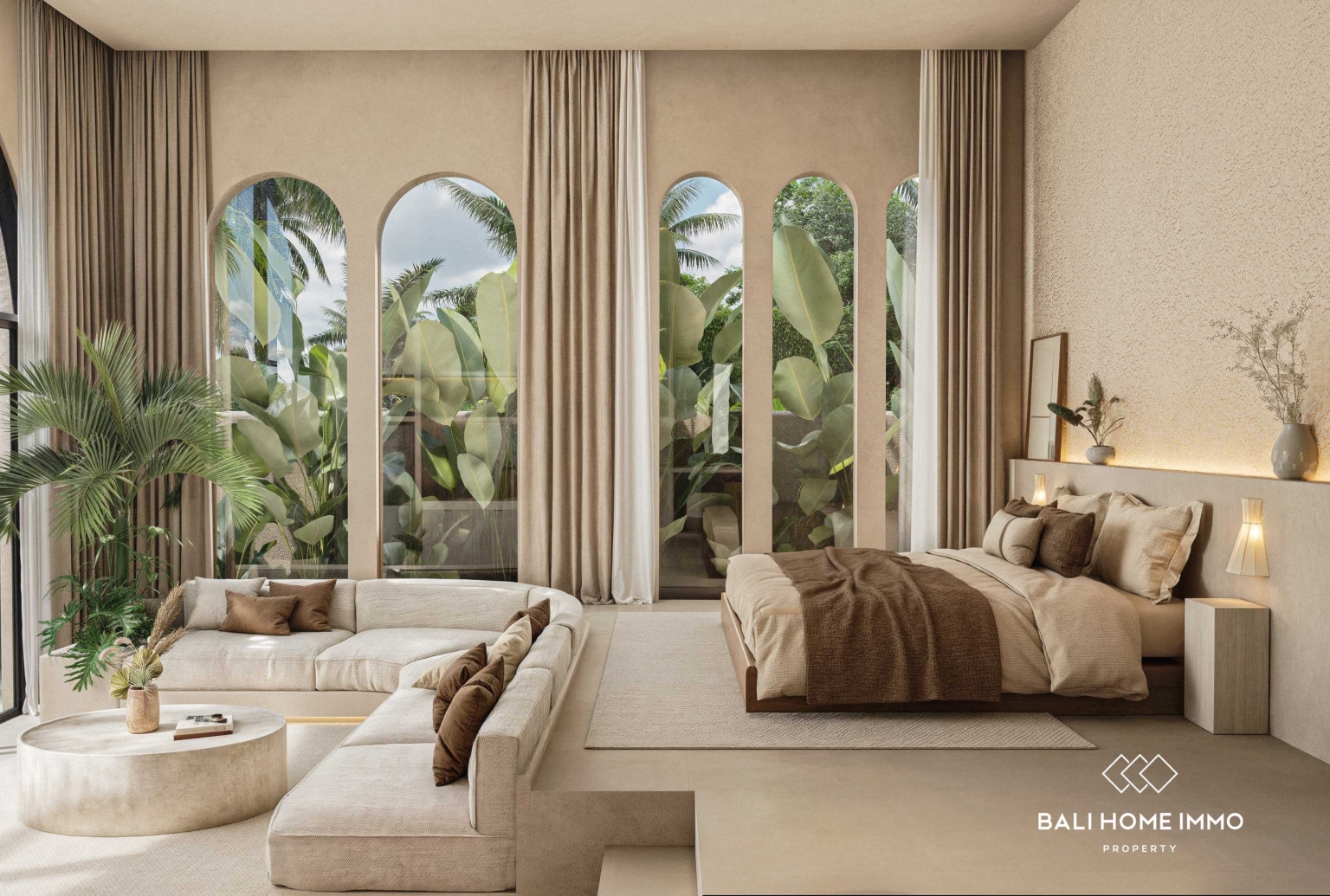 Villa 1 Kamar Tidur Bergaya Modern Dijual Hanya 5 Menit dari Pantai Nunggalan view 13