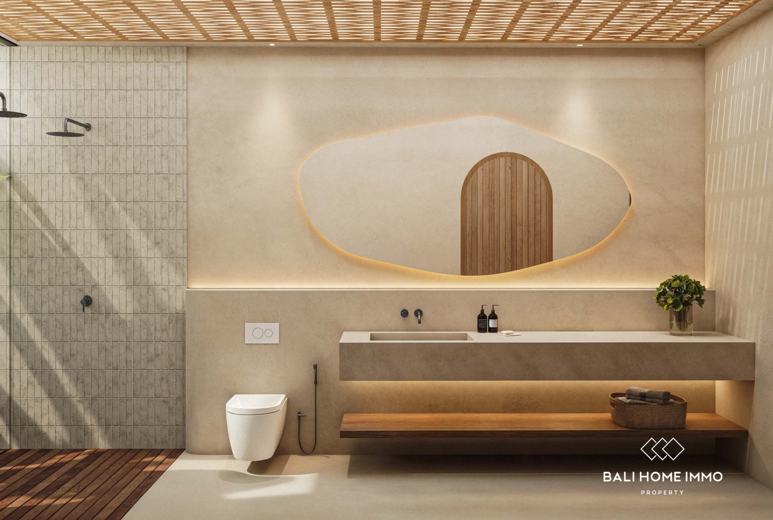 Villa 1 Kamar Tidur Bergaya Modern Dijual Hanya 5 Menit dari Pantai Nunggalan view 21
