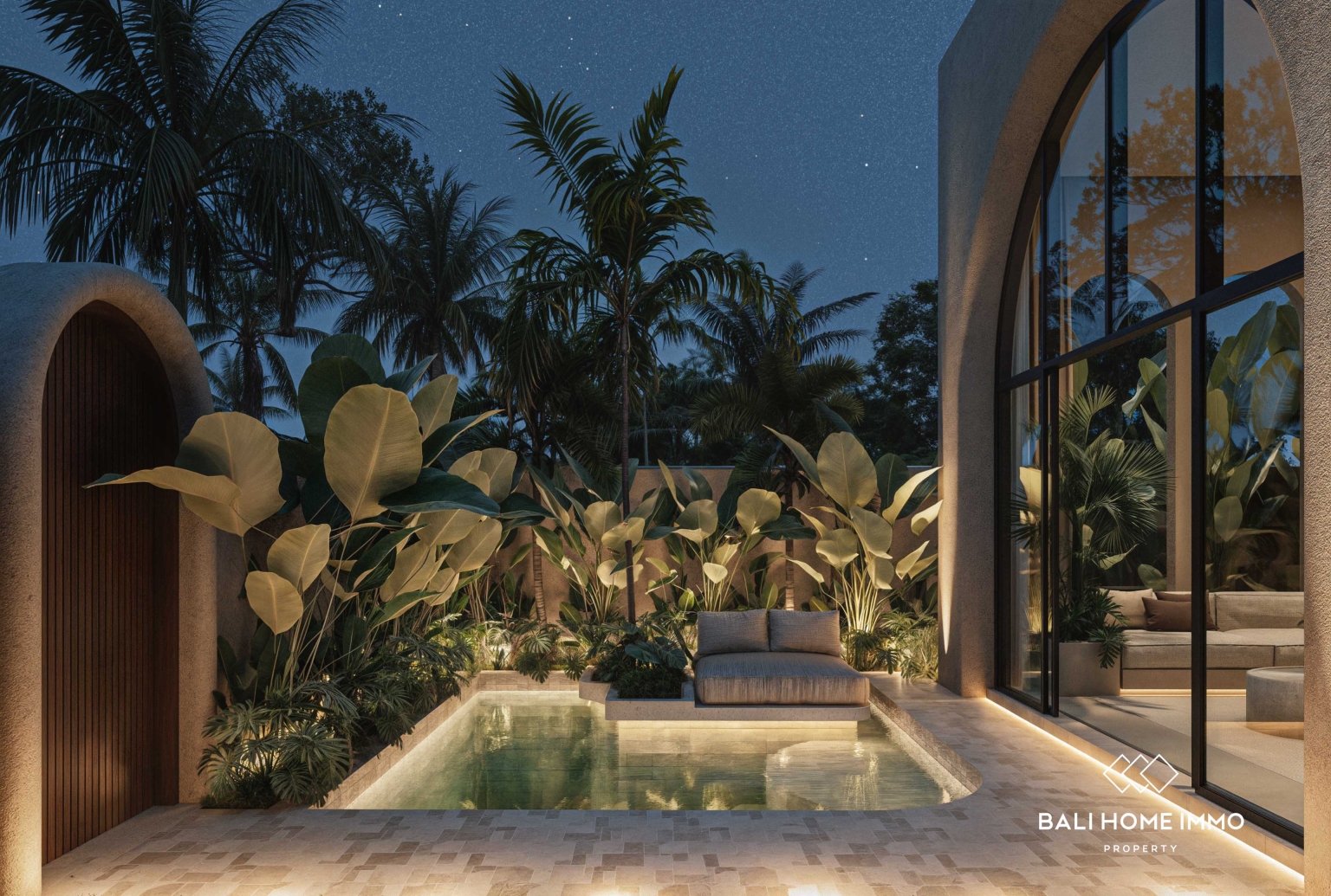 Villa 1 Kamar Tidur Bergaya Modern Dijual Hanya 5 Menit dari Pantai Nunggalan view 24