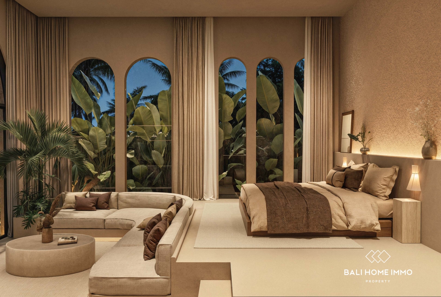 Villa 1 Kamar Tidur Bergaya Modern Dijual Hanya 5 Menit dari Pantai Nunggalan view 14
