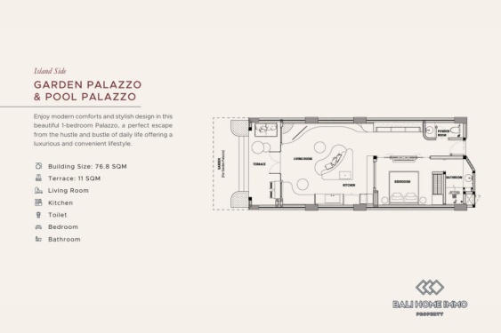 Image 6 from 1 Bedroom Palazzo for Sale in Bali Bingin