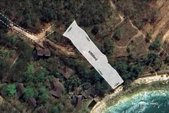 Image 3 from 10 are Beachfront Land for Sale in Nusa Ceningan
