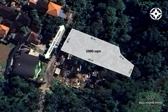 Image 1 from 10 are tanah di kawasan perumahan Nyanyi dijual leasehold