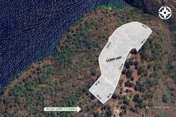 Image 1 from 110 are land with ocean view for sale leasehold in Nusa Penida