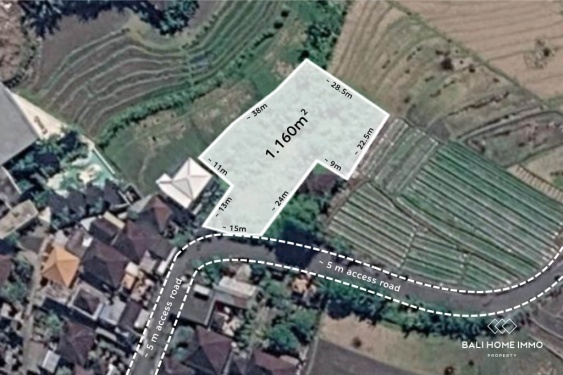 Terrain de 1160 m² à vendre à Tumbak Bayuh