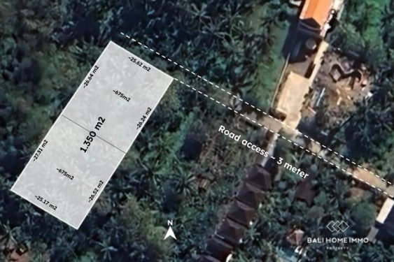 13,5 Are Tanah Dijual di Pantai Balian – Lokasi Zona Pink Utama, Berjalan Kaki ke Pantai