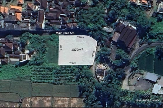 Image 1 from 13.7 Are Land for Sale Freehold in Bali Ubud