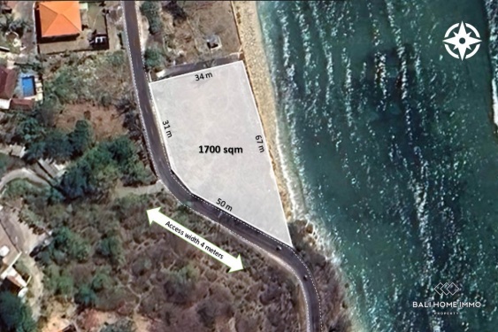 Image 1 from 17 are beachfront land for sale freehold in Nusa Penida