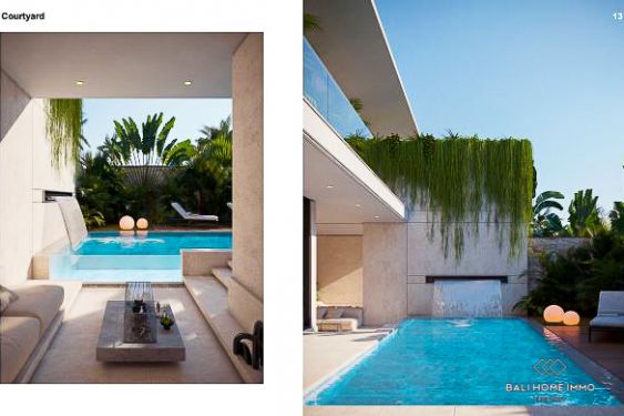Image 3 from 2 Bedroom Luxury Design Villa For Sale Leasehold in Canggu Residential Side
