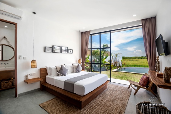 Image 5 from 2 bedroom modern tropical villa with ricefield view for sale leasehold in cemagi beachside