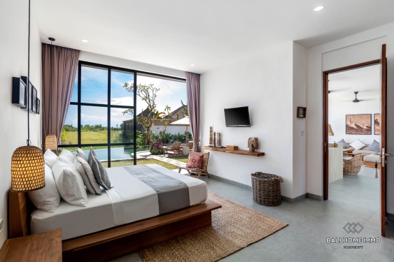 Image 7 from 2 bedroom modern tropical villa with ricefield view for sale leasehold in cemagi beachside