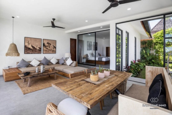 Image 3 from Villa tropis modern 2 kamar berpemandangan sawah dijual di tepi pantai Cemagi.