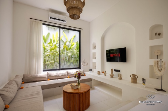 Image 2 from Vila modern 2 kamar dijual dengan status hak sewa di Cemagi