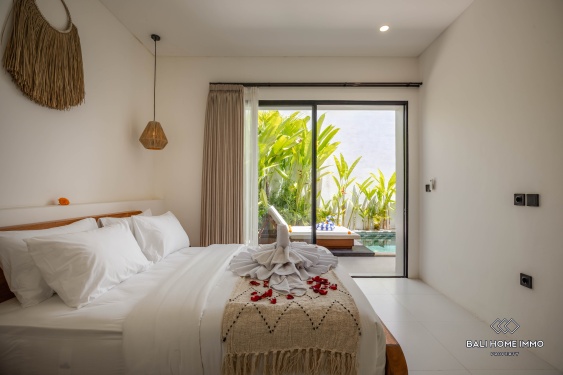 Image 11 from Vila modern 2 kamar dijual dengan status hak sewa di Cemagi