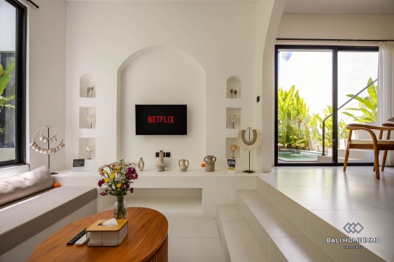 Image 4 from Vila modern 2 kamar dijual dengan status hak sewa di Cemagi