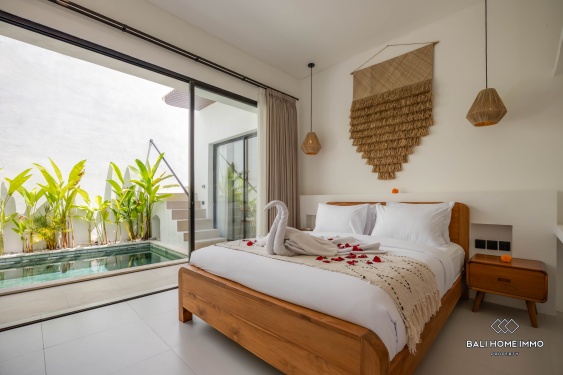 Image 13 from Vila modern 2 kamar dijual dengan status hak sewa di Cemagi