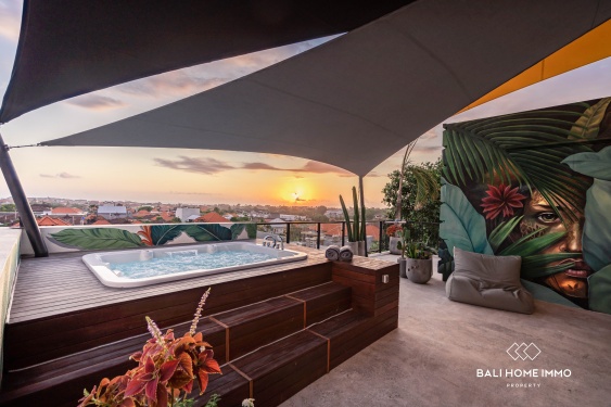 Image 12 from Penthouse de 2 chambres avec vue sur le coucher de soleil à vendre à Canggu