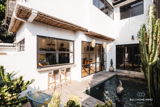 Image 2 from 2 Bedroom Rustic Designed Apartment with Pool For Sale in Berawa