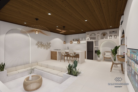 Image 2 from Vila 2 kamar off-plan untuk dijual leasehold di Kerobokan