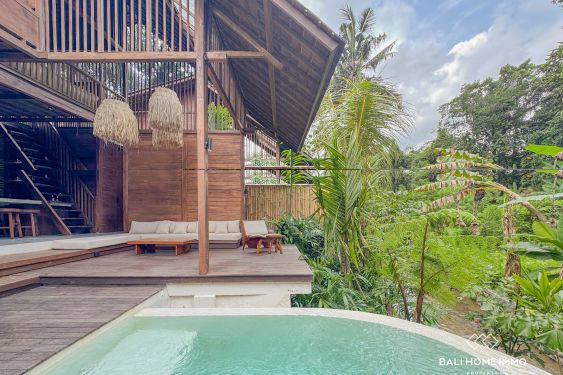 Image 3 from Dijual Vila 2 Kamar dengan Pemandangan Sungai di Ubud