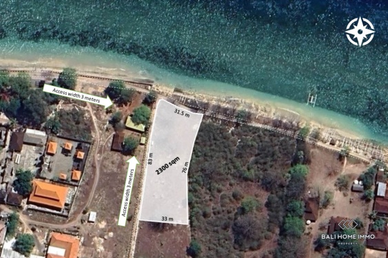 Image 1 from 23 hektar lahan tepi pantai yang ditawarkan untuk investasi berlokasi di Nusa Penida.