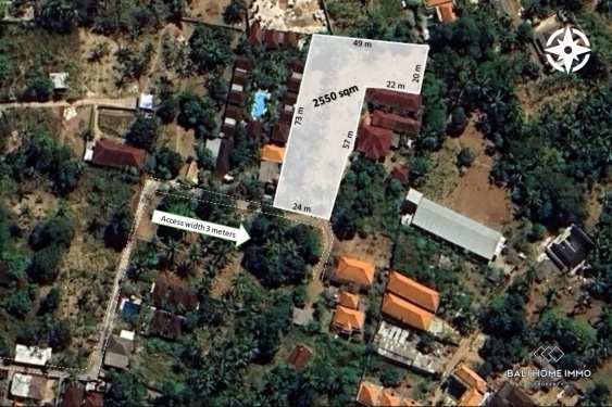 Image 1 from 25,5 hectares de terrains en zone touristique sont à vendre en bail emphytéotique à Nusa Lembongan.