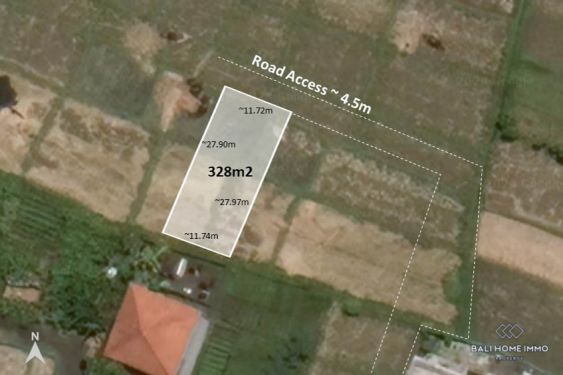 Image 1 from 3.28 Are land for sale leasehold in Bali Cemagi