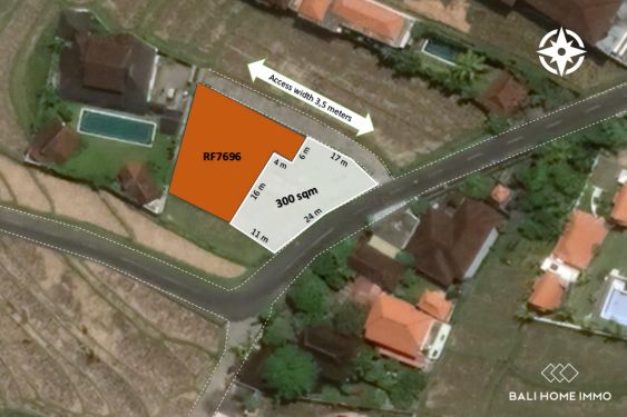 Image 1 from 3 are streetfront land for sale leasehold in Seseh Beachside