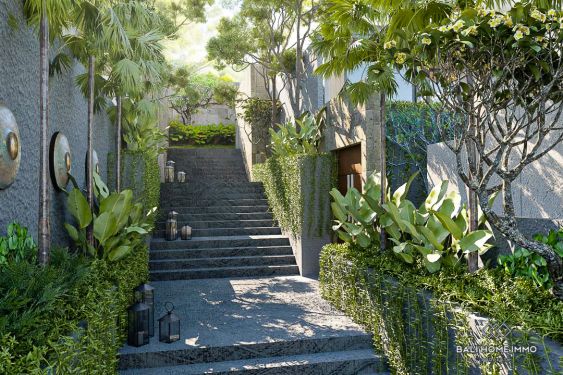 Image 2 from Villa de 3 chambres conçue par un architecte au bord de la rivière à vendre à Ubud Bali