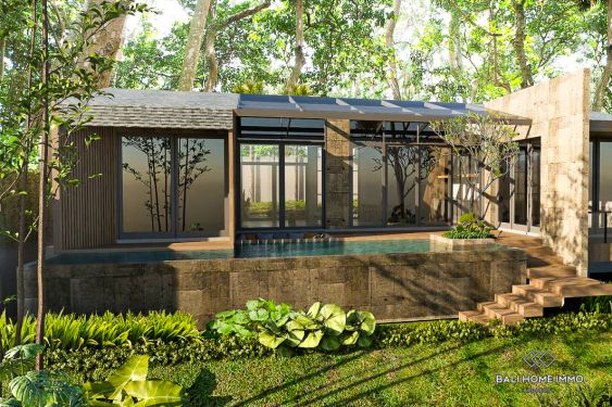 Image 2 from Villa de 3 chambres conçue par un architecte au bord de la rivière à vendre à Ubud Bali