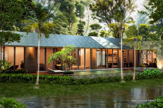 Image 1 from Villa de 3 chambres conçue par un architecte au bord de la rivière à vendre à Ubud Bali