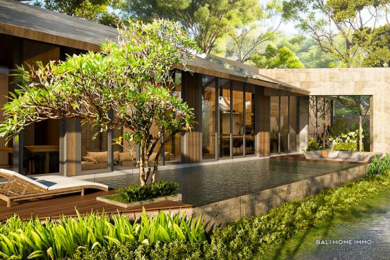 Image 2 from Villa de 3 chambres conçue par un architecte au bord de la rivière à vendre à Ubud Bali